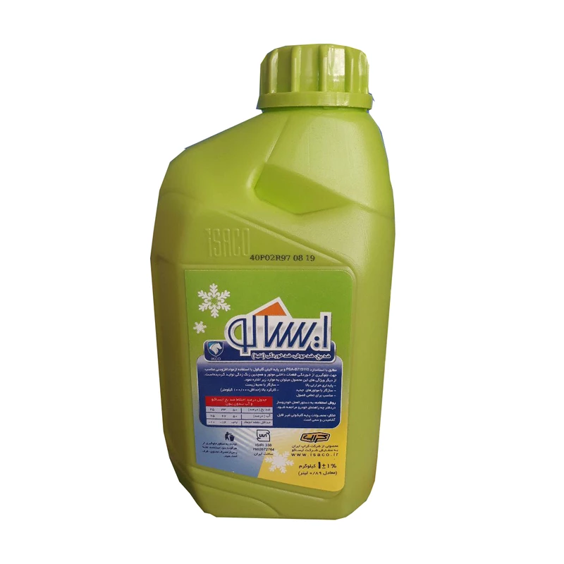 ضدیخ ایساکو ۱ لیتری غلیظ ضد جوش مدل 07708009