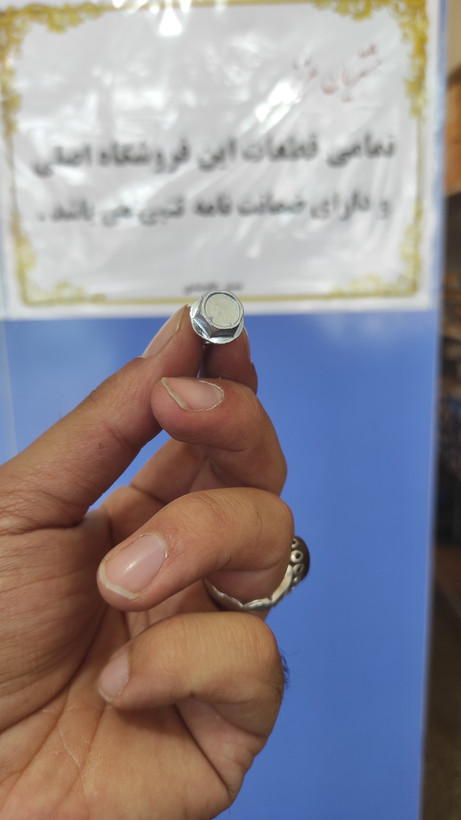 پیچ سایز ۶ در ۱.۲